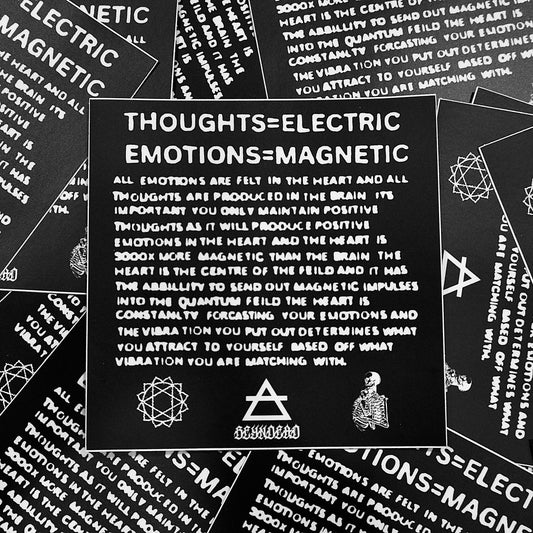 THOUGHTS=ELECTRIC STICKER